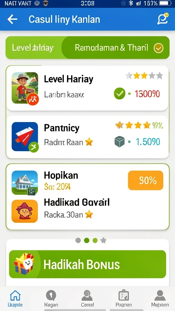 Tampilan antarmuka yang menarik dan mudah dinavigasi.