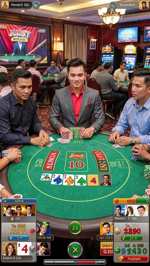 Adegan aksi seru dalam permainan AJAIB11 yang memacu adrenalin.