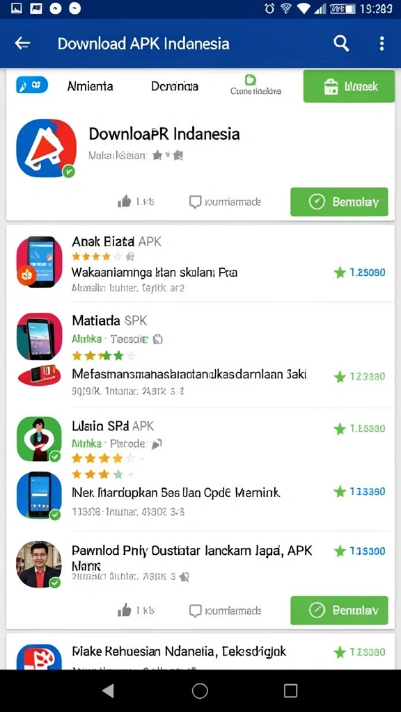 Tampilan antarmuka yang user-friendly.