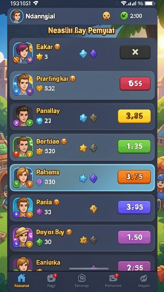 Grafis permainan yang menarik dan modern.