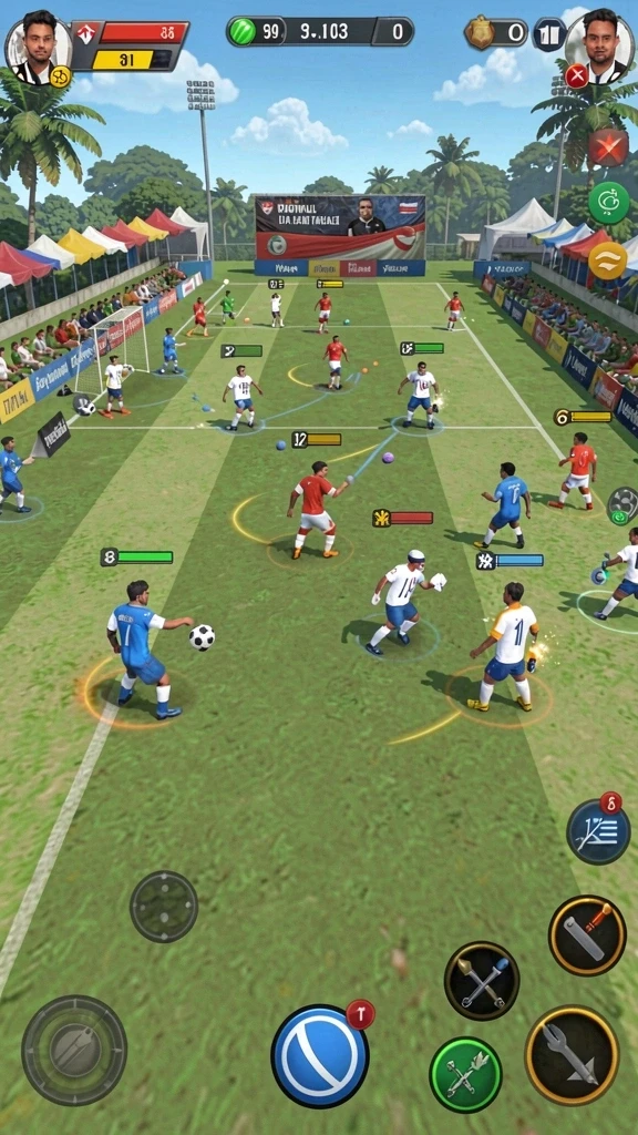Fitur multiplayer yang memungkinkan bermain bersama teman.