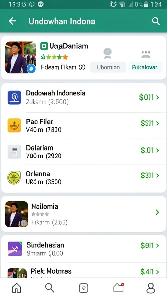 Tampilan antarmuka yang ramah pengguna.