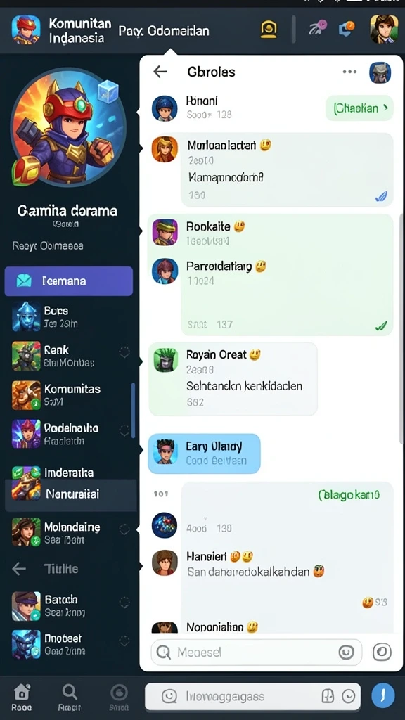Karakter yang bisa dikustomisasi sesuai keinginan pemain.