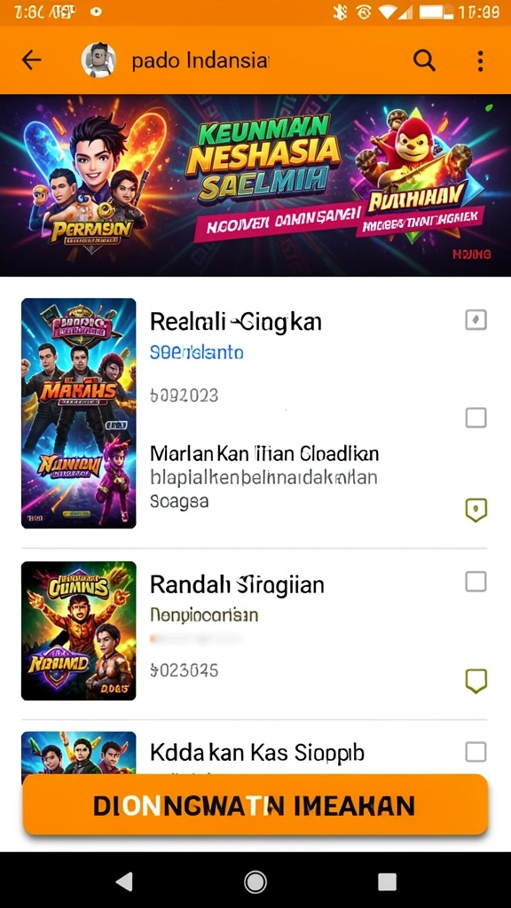 Menunjukkan hadiah yang bisa didapatkan pemain.