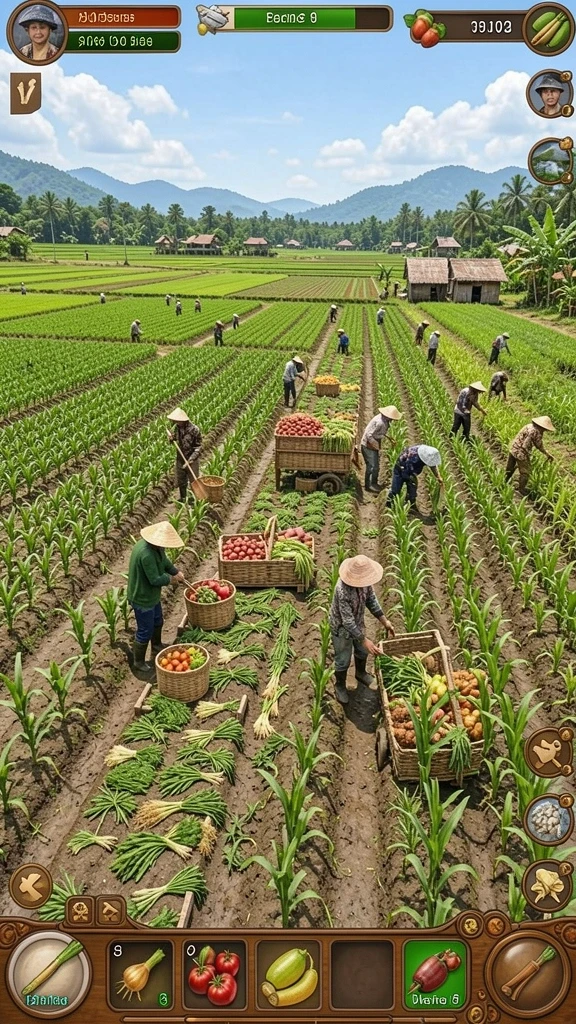 Momen seru saat bermain bersama teman-teman.