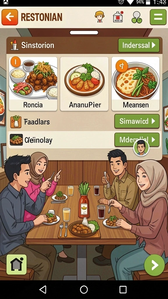 Tampilan antarmuka yang menarik dan mudah dinavigasi.