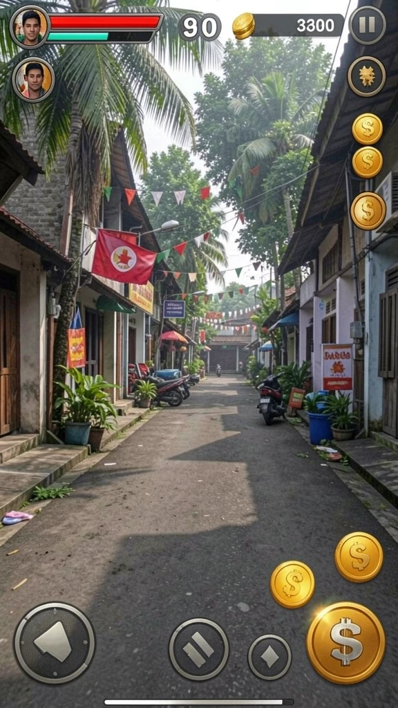 Fitur multiplayer yang memungkinkan interaksi dengan pemain lain.