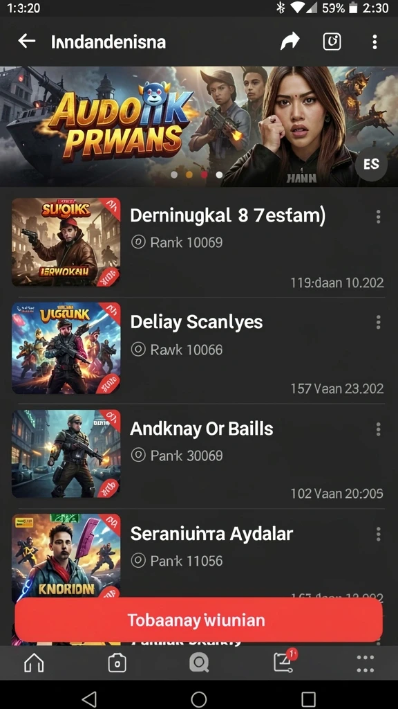 Pengalaman bermain yang seru dengan berbagai level menarik.