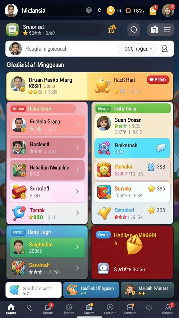 Tampilan antarmuka yang menarik dan intuitif.