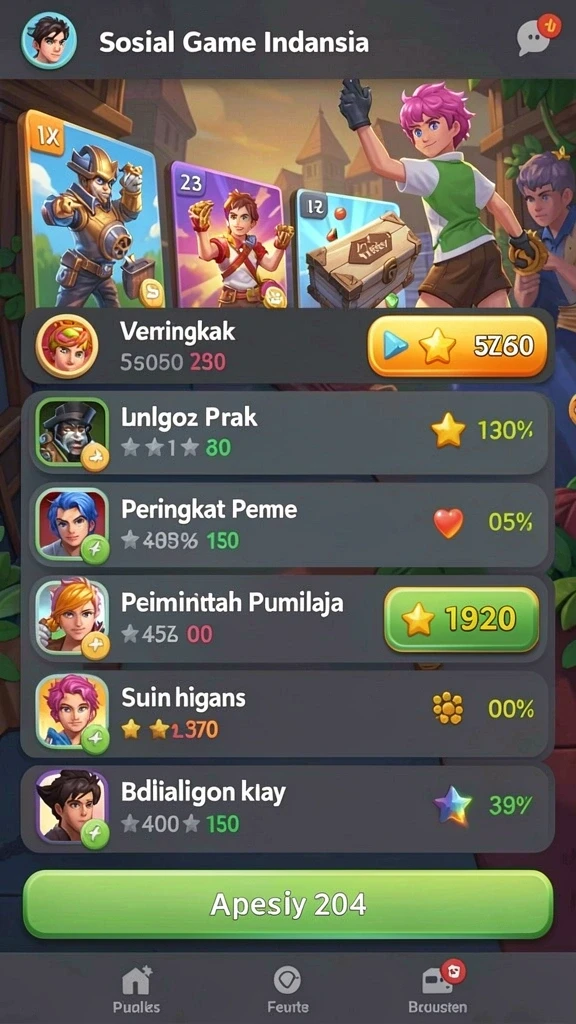 Antarmuka pengguna yang intuitif dan menarik.