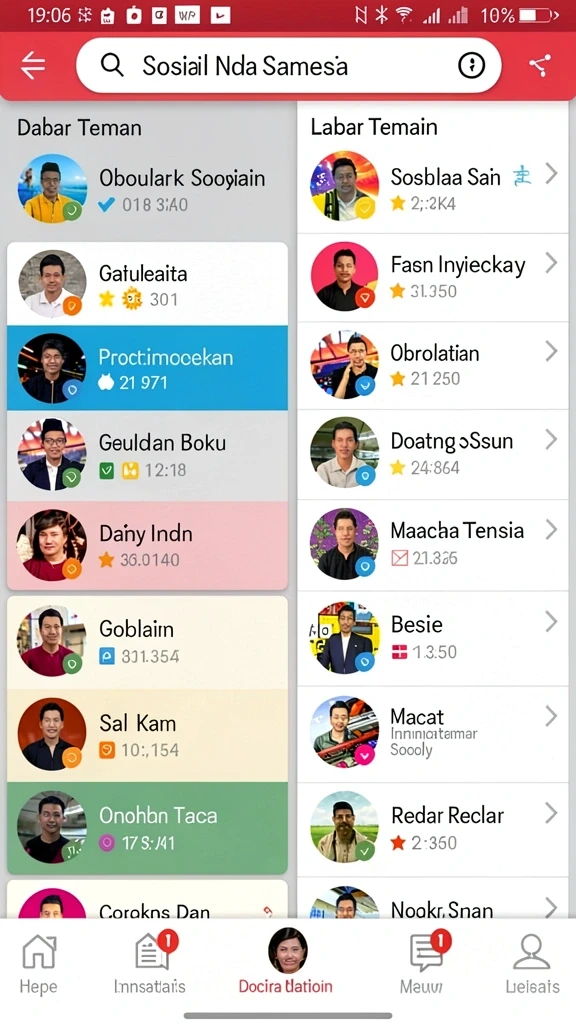 Mode kompetisi yang seru dan menantang.