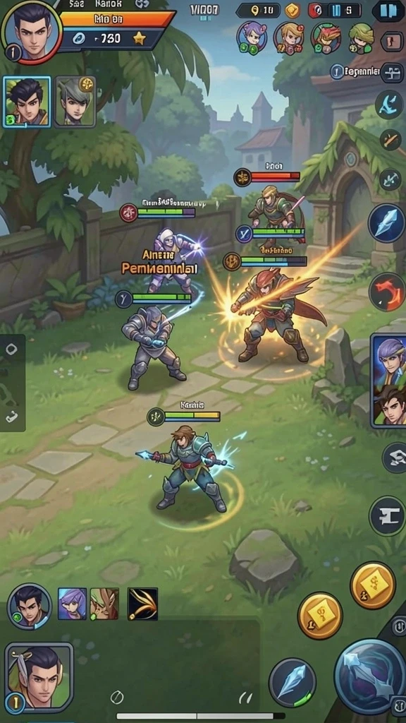 Pengalaman multiplayer seru bersama teman-teman.