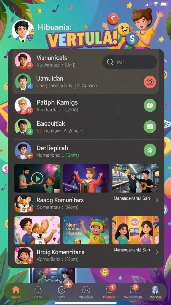 Komunitas aktif yang mendukung pengalaman bermain.
