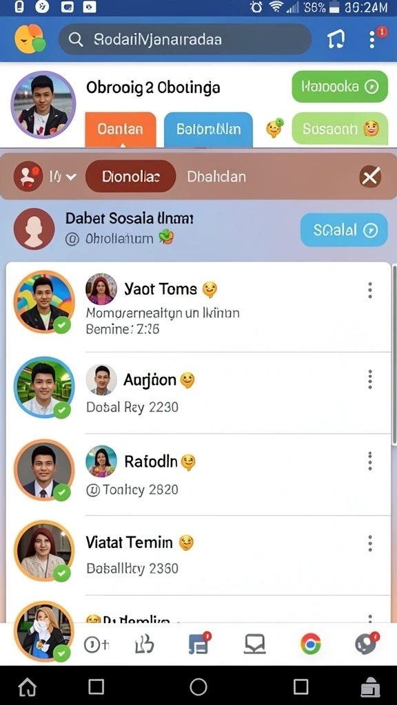 Fitur komunitas yang memungkinkan interaksi antar pemain.