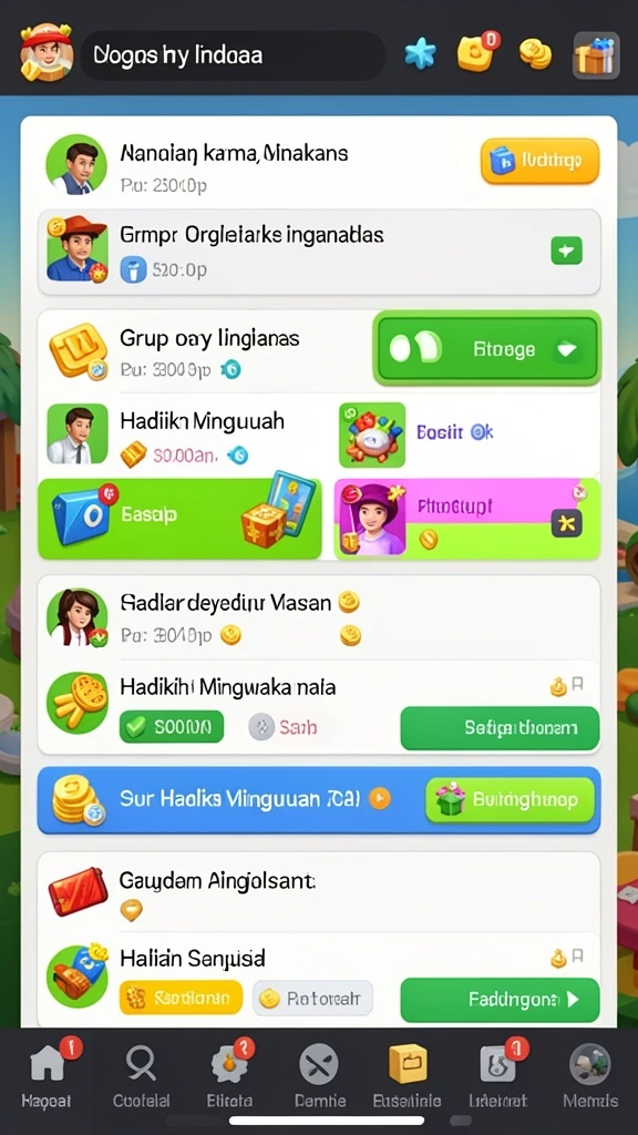 Berbagai permainan slot menarik dengan tema berbeda.