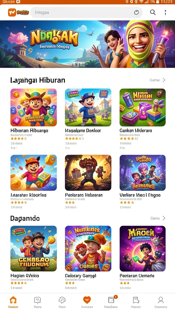 Tampilan antarmuka yang menarik dan mudah dinavigasi.