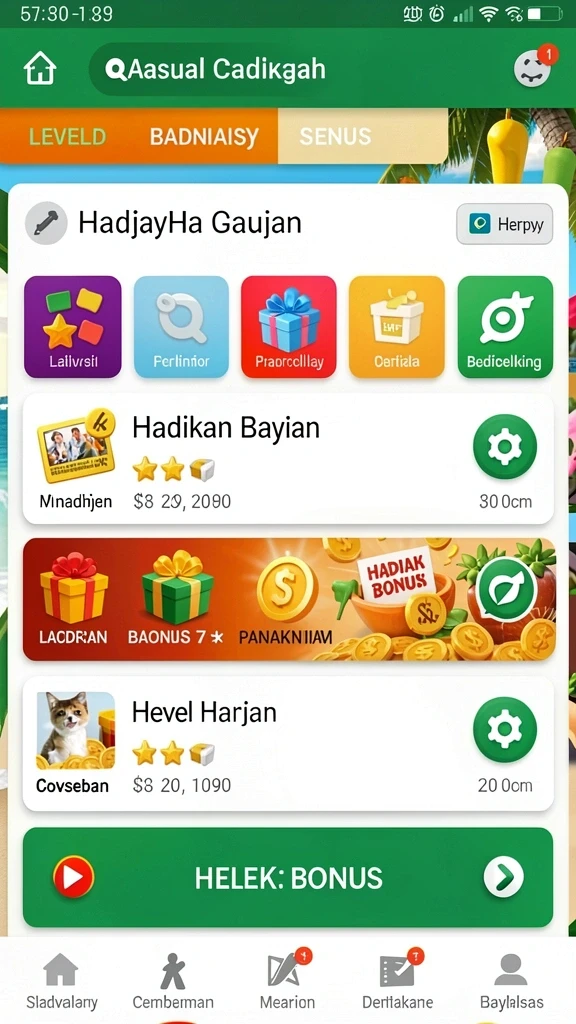 Event harian dengan hadiah menarik.