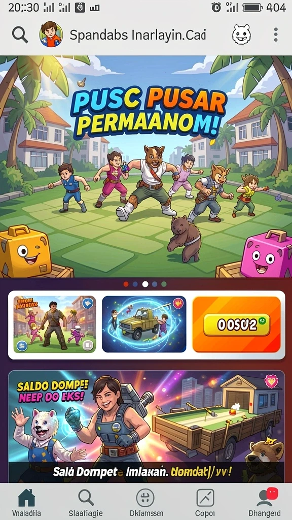 Beragam pilihan permainan yang siap memanjakan pengguna.