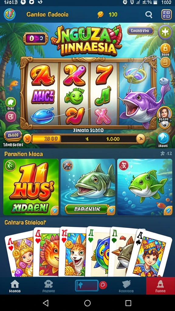 Screenshot aplikasi SL777 menampilkan grafis yang menawan.