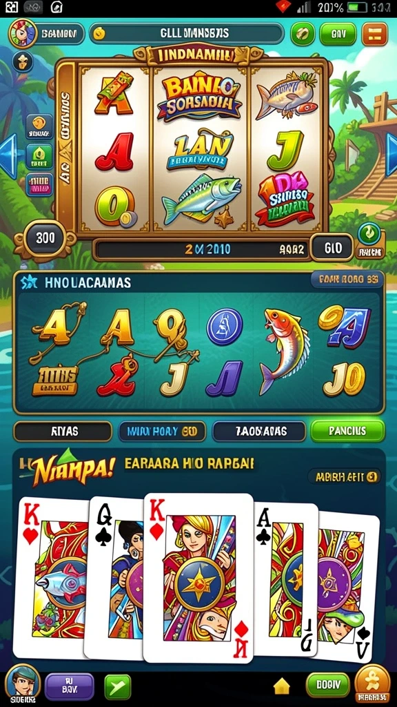 Screenshot permainan yang menunjukkan tema slot yang seru.