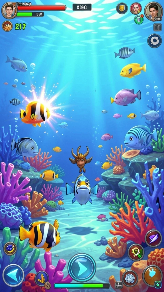 Screenshot menampilkan petualangan menarik di level pertama.