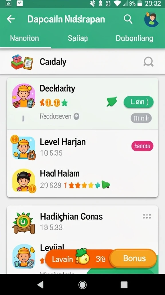 Tampilan antarmuka yang user-friendly dan menarik.