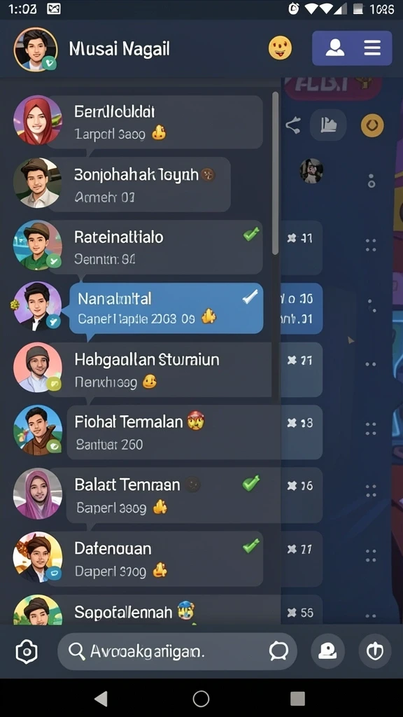 Tampilan antarmuka yang menarik dan sederhana.