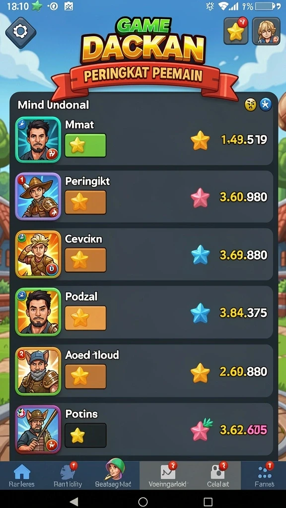 Fitur multiplayer yang memungkinkan permainan bersaing.