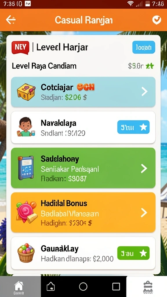 Tampilan menarik dengan grafis yang menawan.
