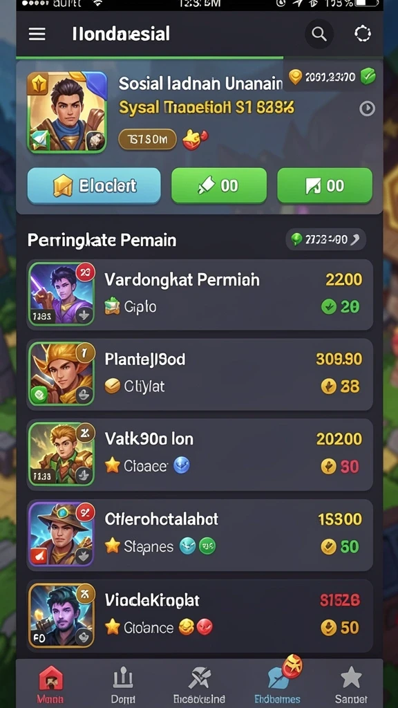 Menu permainan yang bervariasi untuk semua jenis pemain.